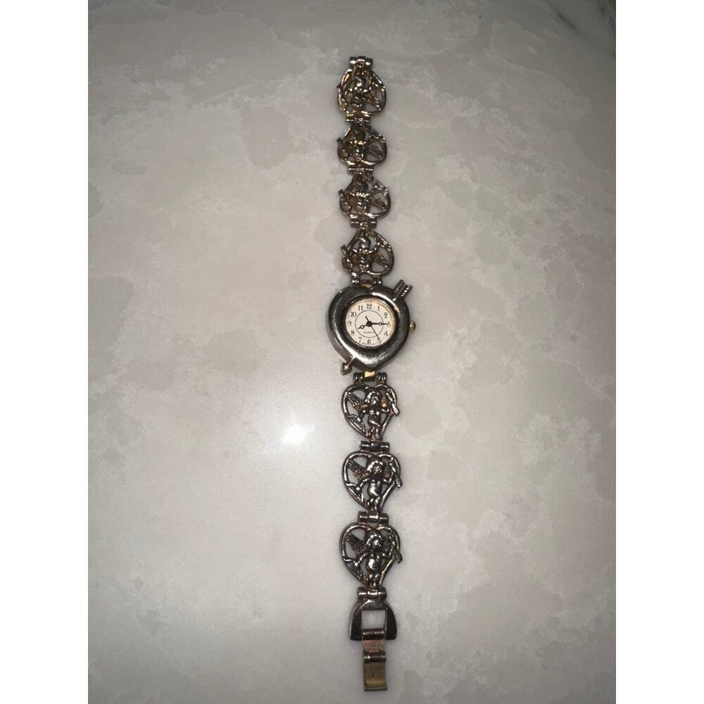 Wome's Vintage Cupid Quartz Wristwatch